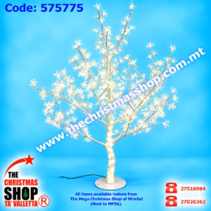 LED TREE WITH 512 LED ICE WHITE 150CM 575775