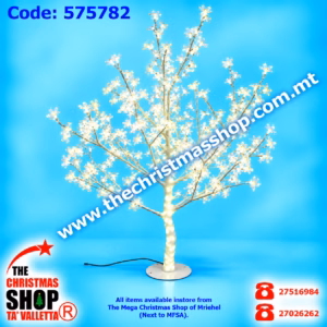 LED TREE WITH 600 LED ICE WHITE 180CM 575782