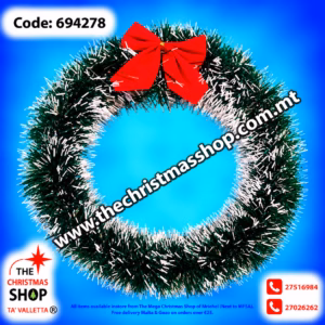 TINSEL WREATH 694278