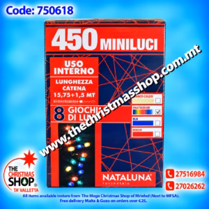 450 LED LIGHTS FOR INDOOR MULICOLOUR 750618