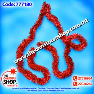 RED TINSEL 2.7M 777180