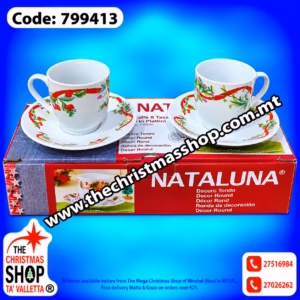 SET OF 6 COFFEE CUPS AND SAUCERS 799413