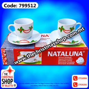 SET OF 6 COFFEE CUPS AND SAUCERS 799512