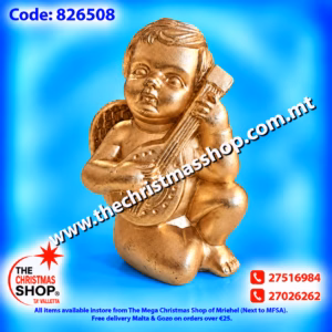 SITTING GOLD ANGEL 15CMS 826508
