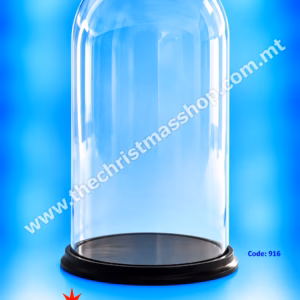 ROUND GLASS DOME 916