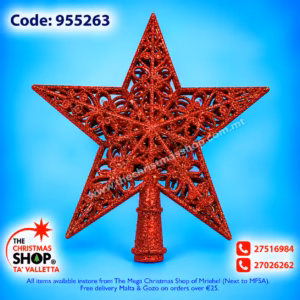 RED STAR TREE TOP. 955263