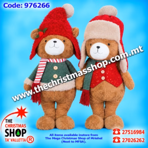 1 METER STANDING CHRISTMAS BEAR. 976266.