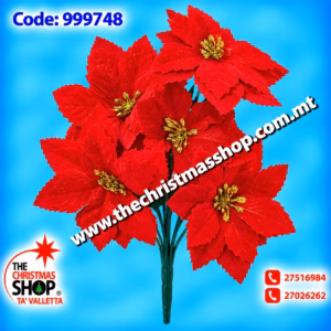 RED PONZIETTA BUNCH. 999748